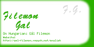 filemon gal business card